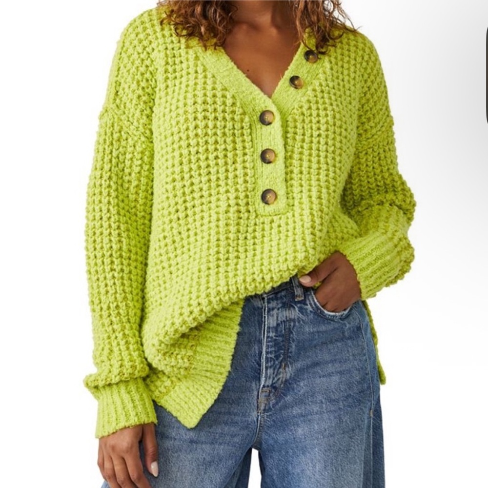Free People Button Down Sweater